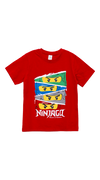 Boy Red Ninja T-Shirt-8737