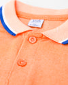 Boys Orange Polo Shirt B2019