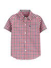 Boys Carter's Check Casual Shirt Red - 540