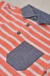 Boys Pocket Polo Orange - 829