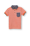 Boys Pocket Polo Orange - 829