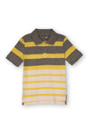 Boys Stripes Polo Yellow - 583