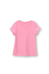 Girls Beach hair T-Shirt Pink-813