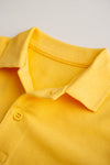 Boys Plain Polo Yellow - 581