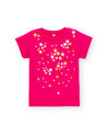 Girls Pink Star T-Shirt-8694