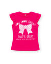 Girls Look Great Pink T-Shirt-8697