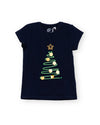 Girls Gold Star T-Shirt-8719