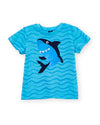 Boy Blue Shark T-Shirt-8683