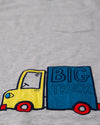 Boy Grey Truck T-Shirt-8687