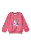 Girls Sweat Shirt Pink -22 GS 23