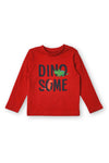 Boys Full Sleeve T-Shirt Red - BFS - 07