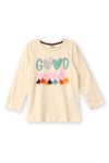 Girls Full Sleeve T-Shirt Cream GFS 30