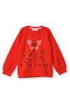 Girls Sweat Shirt Red -22 GS 44