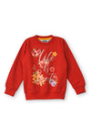 Girls Sweat Shirt Red 22 GS 21