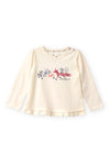 Girls Full Sleeve T-Shirt Cream GFS 01