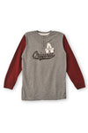 Boys Full Sleeve T-Shirt Grey BFS - 49