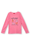 Girls Full Sleeve T-Shirt Pink GFS 19