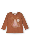 Girls Full Sleeve Shirt Brown 22 GFS 58