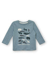 Boys Full Sleeve Shirt Grey - BFS - 46