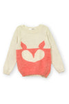 Girls Sweater White-GSS-01