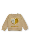 Girls Sweat Shirt Light Yellow-22 GS 75