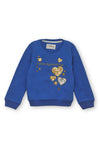 Girls Sweat Shirt Blue-22 GS 37