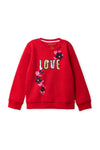 Girls Sweat Shirt Red 22 GS 12