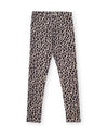 Cream LINDEX KIDS Leopard Tights - 8866