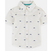 Boys Spectacle Casual Shirt White - 538