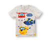 Boys Super Wings Fish T-Shirt Grey - 835