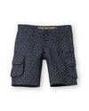 Blue Polka Dot Boys Cotton Shorts - 2002