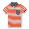 Boys Pocket Polo Orange - 829